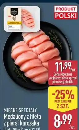 ALDI Medaliony z fileta z piersi kurczaka oferta