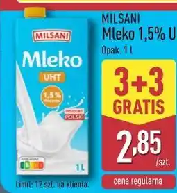 ALDI MILSANI Mleko 1,5% UHT oferta