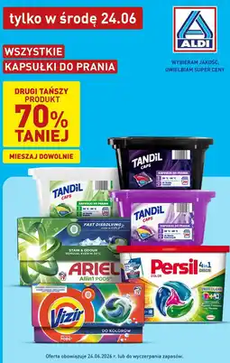 ALDI Wszystkie kapsułki do prania oferta