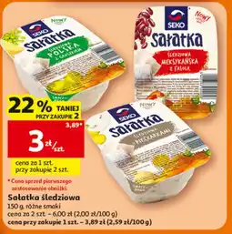 Auchan Sałatka śledziowa meksykańska z fasolą Seko oferta