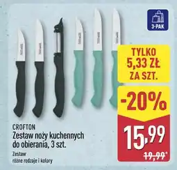 ALDI CROFTON Zestaw noży kuchennych do obierania, 3 szt oferta