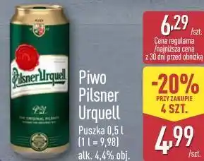 ALDI Piwo Pilsner Urquell oferta