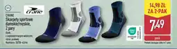 ALDI CRANE Skarpety sportowe damskie/męskie, 2 pary oferta