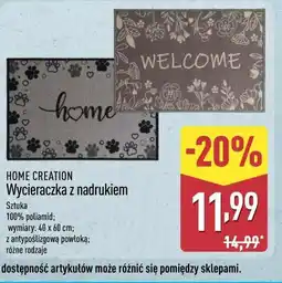 ALDI HOME CREATION Wycieraczka z nadrukiem oferta