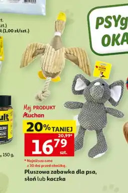 Auchan Zabawka dla psa słoń Auchan Różnorodne (Logo Czerwone) oferta