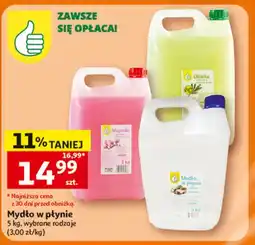 Auchan Mydło w płynie mleko i kokos Podniesiony Kciuk oferta