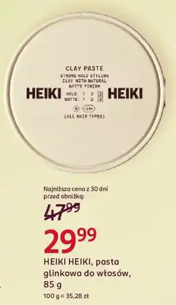 Rossmann Heiki heiki, pasta glinkowa do włosów oferta