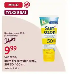 Rossmann Sunozon, krem przeciwsłoneczny, SPF 50 oferta
