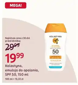 Rossmann Kolastyna, emulsja do opalania, SPF 50 oferta