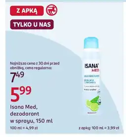 Rossmann Isana Med, dezodorant w sprayu oferta