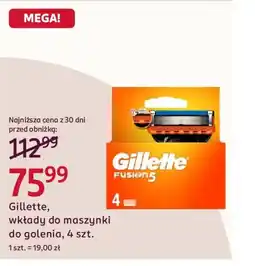 Rossmann Gillette, wkłady do maszynki do golenia oferta
