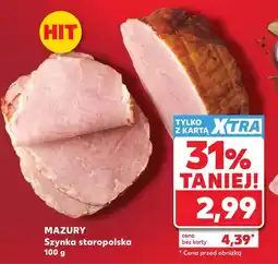 Kaufland Szynka Mazury oferta