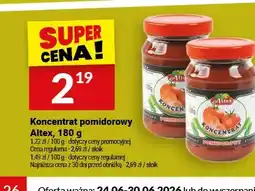 Twój Market Koncentrat pomidorowy Altex oferta