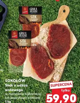 Kaufland Stek z udźca wołowego Sokołów oferta