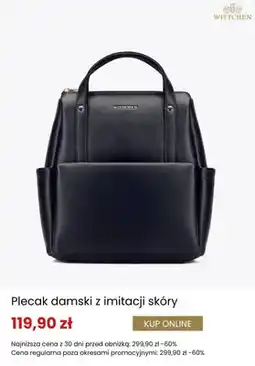 Wittchen Plecak damski z imitacji skóry Wittchen oferta