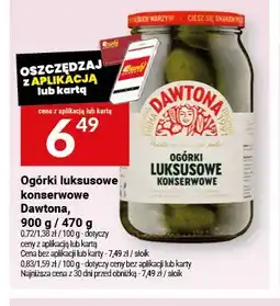 Twój Market Ogórki luksusowe konserwowe Dawtona oferta