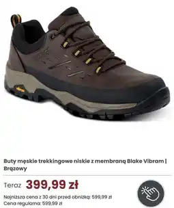 Regatta Buty męskie trekkingowe niskie z membraną Regatta Blake Vibram brązowe oferta