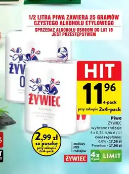 Intermarche Piwo Żywiec Premium 4-pak oferta