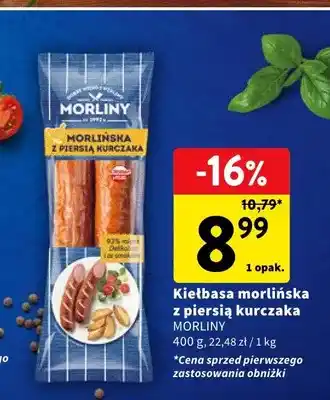 Intermarche Kiełbasa morlińska z piersią kurczaka Morliny oferta