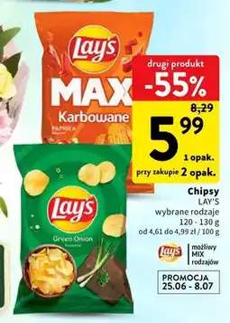 Intermarche Chipsy Lay's Green Onion oferta