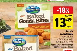 Intermarche Ser do zapiekania Alpenhain Baked Gouda Bites oferta