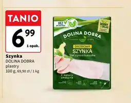 Intermarche Szynka drobiowa z piersi kurczaka plastry Dolina Dobra oferta