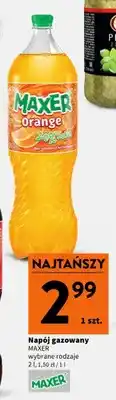 Intermarche Napój gazowany Maxer Orange oferta