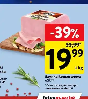Intermarche Szynka konserwowa Agryf oferta
