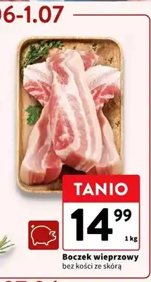Intermarche Boczek wieprzowy bez kości ze skórą oferta