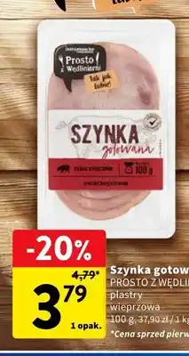 Intermarche Szynka gotowana Prosto z Wędliniarni oferta