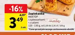 Intermarche Zapiekanka z salami Maxtop oferta