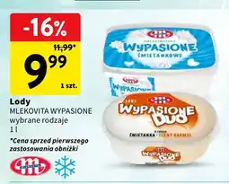 Intermarche Lody Mlekovita Wypasione śmietankowe oferta