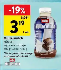 Intermarche Napój mleczny Müllermilch Müller oferta