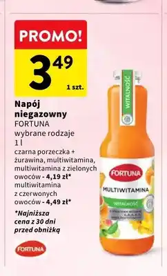 Intermarche Napój niegazowany Fortuna oferta