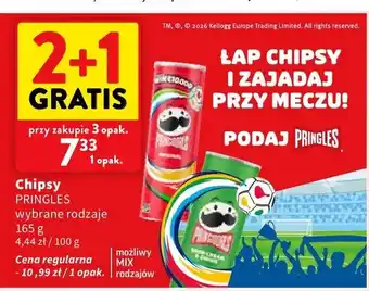 Intermarche Chipsy Pringles Original oferta