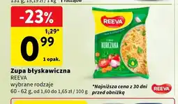 Intermarche Zupa błyskawiczna Reeva Kurczak oferta