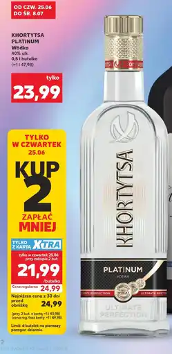 Kaufland Wódka Khortytsa oferta