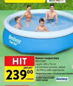 Intermarche Basen rozporowy Bestway oferta