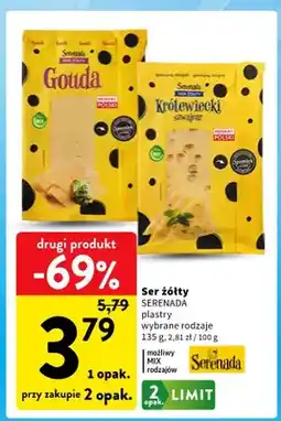 Intermarche Ser żółty Gouda Serenada plastry oferta