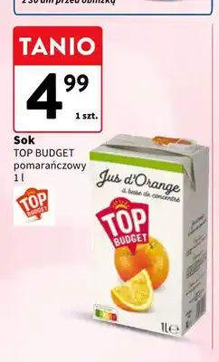 Intermarche Sok pomarańczowy Top Budget oferta
