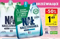 Intermarche Woda mineralna Nałęczowianka oferta
