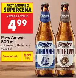 Biedronka Piwo Amber Złote Lwy oferta
