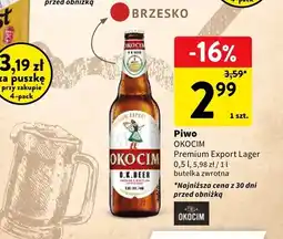 Intermarche Piwo Okocim Premium Export Lager oferta