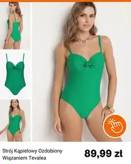 Born2be Strój kąpielowy damski Born2be Tevalea ozdobiony wiązaniem oferta