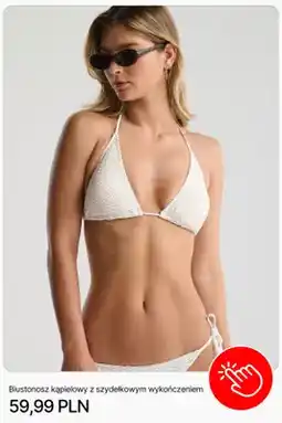 Cropp Biustonosz kąpielowy z szydełkowym wykończeniem Cropp oferta