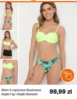 Born2be Bikini 3-częściowe Born2be Biustonosz Majtki Figi i Majtki Bokserki oferta