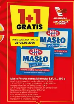 Twój Market Masło Polskie ekstra Mlekovita 82% tł oferta