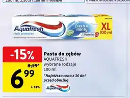 Intermarche Pasta do zębów Aquafresh oferta
