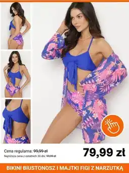 Born2be Bikini damskie biustonosz i majtki figi z narzutką Born2be oferta