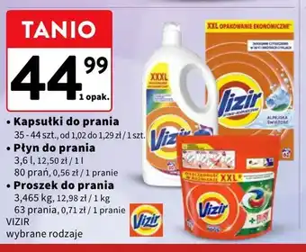 Intermarche Kapsułki do prania Vizir oferta